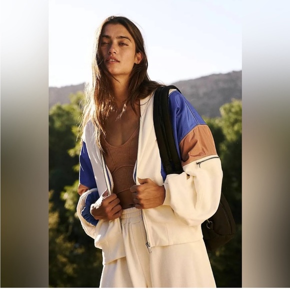 FP Movement Hot Track Varsity Jacket - Picture 1 of 12